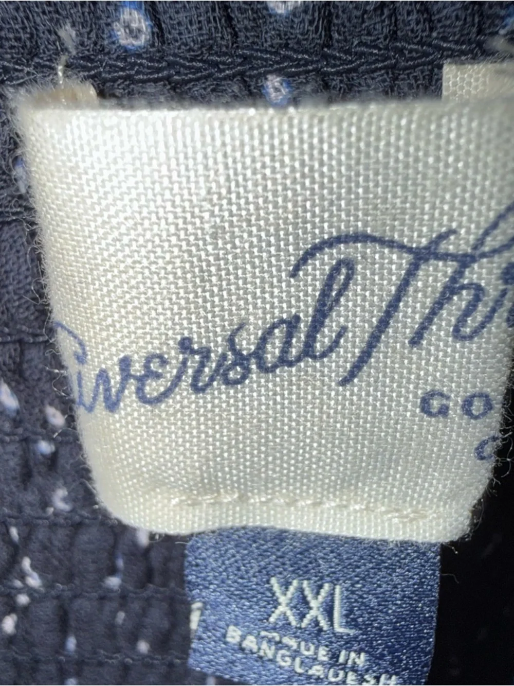 Universal Thread Black Tiered Smocked Mini Skirt with White Dot Diamond Print - Picture 3 of 5